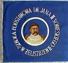 szkolny sztandar